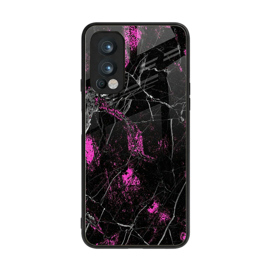 Blushstone back phone cover | glass case for oneplus nord 2