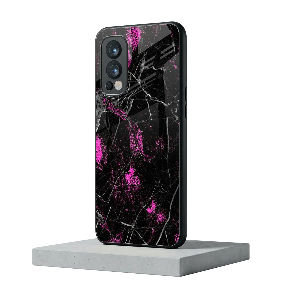 Blushstone oneplus nord 2 mobile cover | shockproof glass phone case