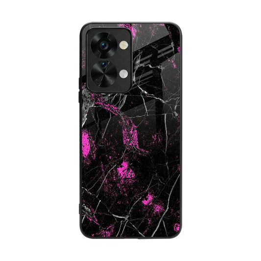 Blushstone back phone cover | glass case for oneplus nord 2t