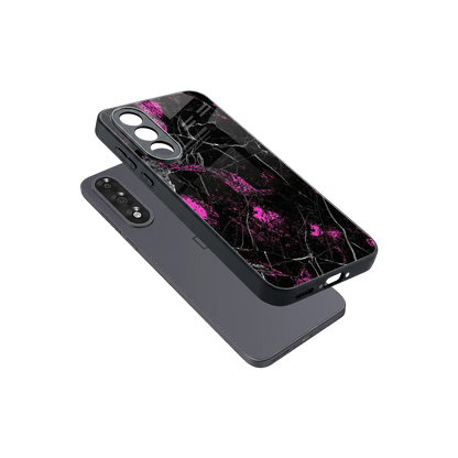 Blushstone sleek oneplus nord 5 cover with tempered glass back and TPU edges