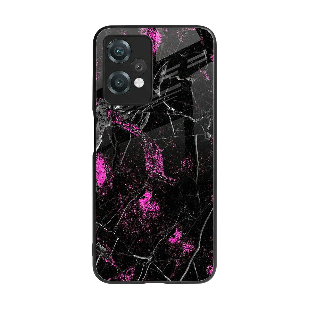 Blushstone back phone cover | glass case for oneplus nord ce 2 lite
