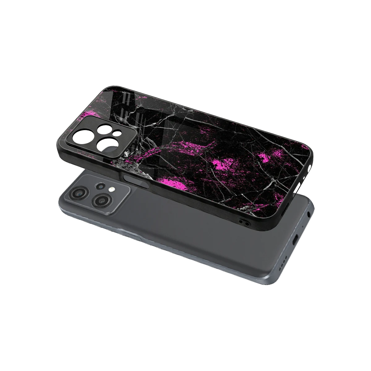 Blushstone sleek oneplus nord ce 2 lite cover with tempered glass back and TPU edges