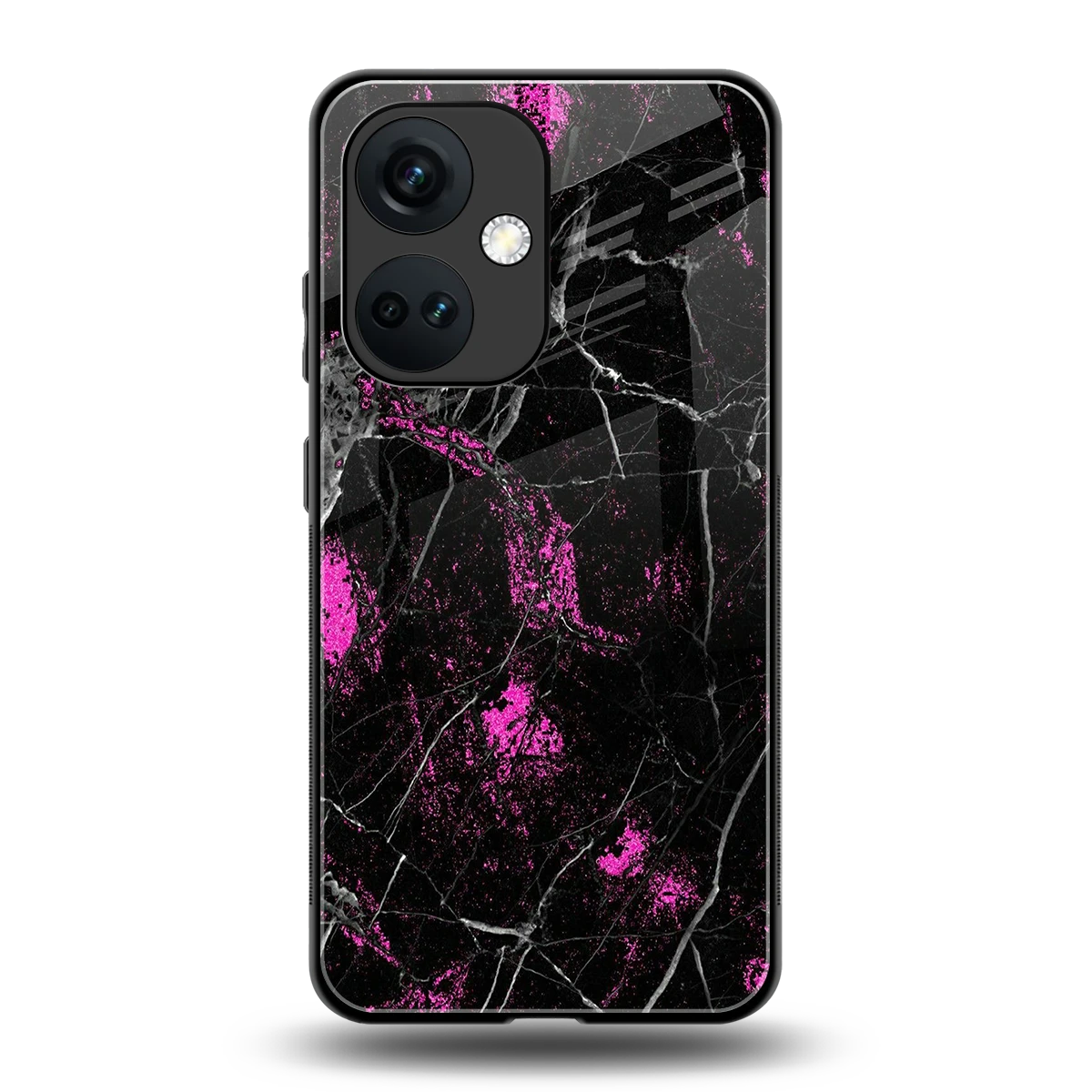 Blushstone back phone cover | glass case for oneplus nord ce 3