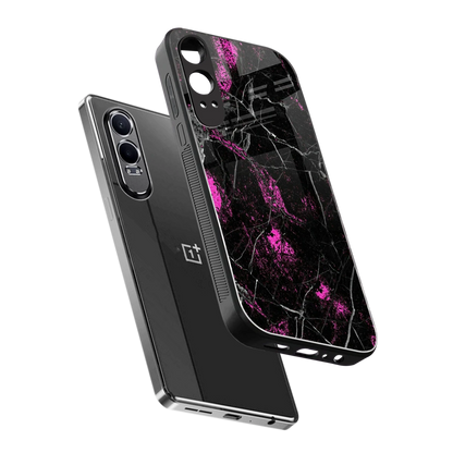 Blushstone sleek oneplus nord ce 4 lite cover with tempered glass back and TPU edges