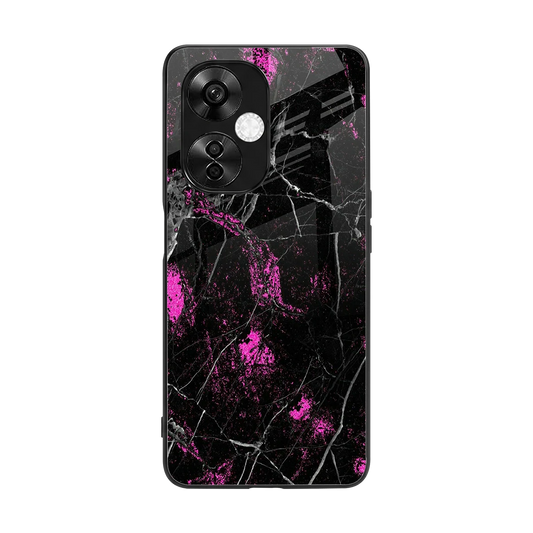 Blushstone back phone cover | glass case for oneplus nord ce 3 lite