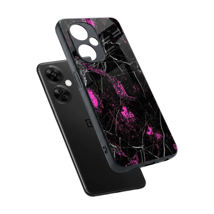 Blushstone sleek oneplus nord ce 3 lite cover with tempered glass back and TPU edges