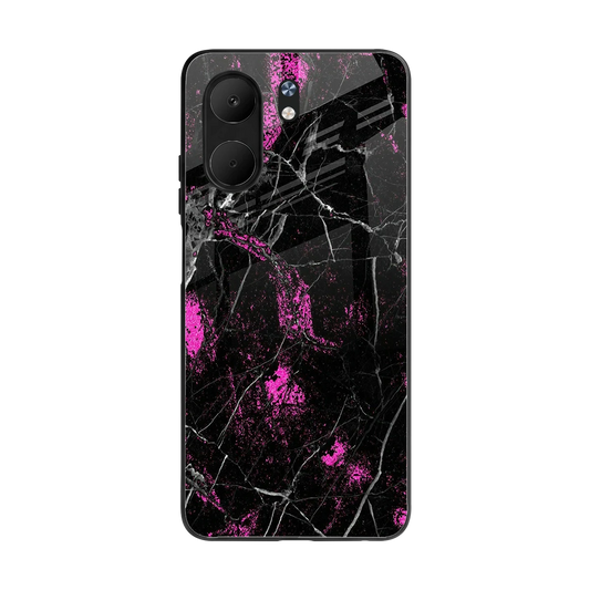 Blushstone back phone cover | glass case for oppo a5x 5g