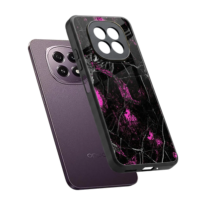 Blushstone sleek oppo f29 5g cover with tempered glass back and TPU edges