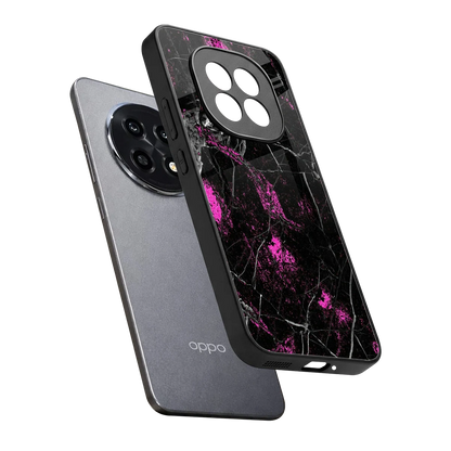 Blushstone sleek oppo f29 pro 5g cover with tempered glass back and TPU edges