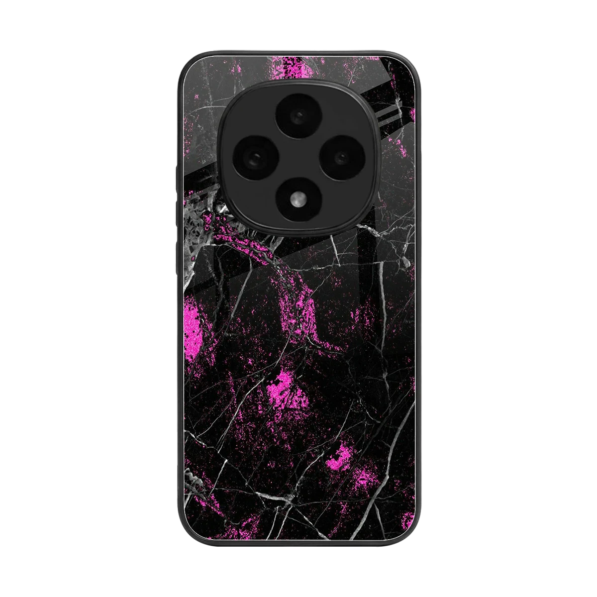 Blushstone back phone cover | glass case for oppo f31 pro 5g