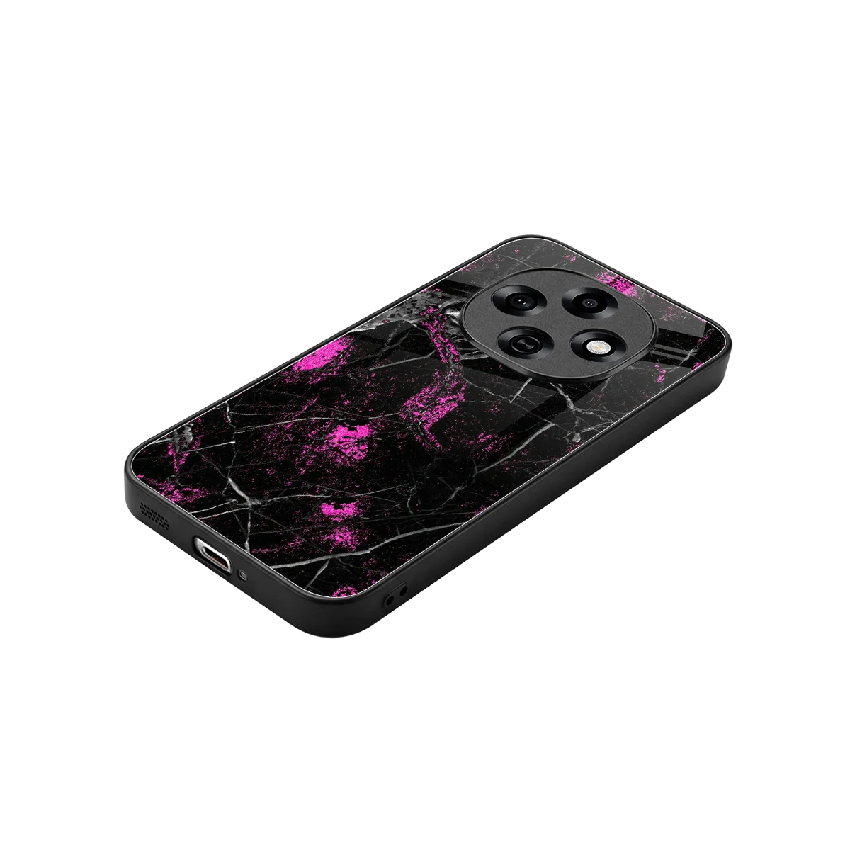 Blushstone stylish phone case for oppo f31 pro 5g | glossy glass and slim fit