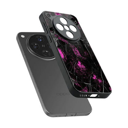 Blushstone sleek oppo find x8 cover with tempered glass back and TPU edges