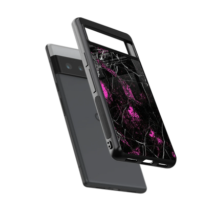 Blushstone sleek google pixel 6 pro cover with tempered glass back and TPU edges