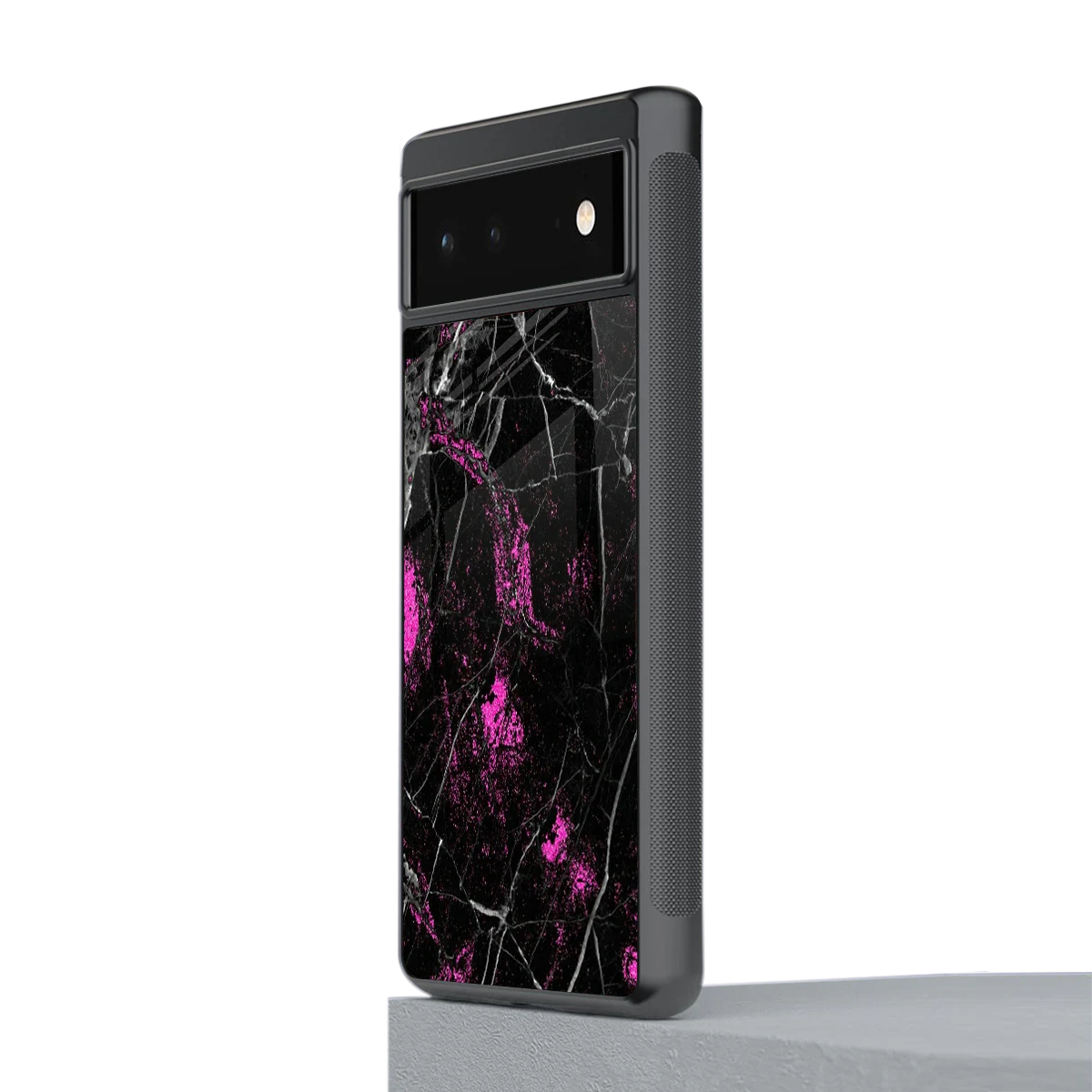 Blushstone stylish phone case for google pixel 6a | glossy glass and slim fit