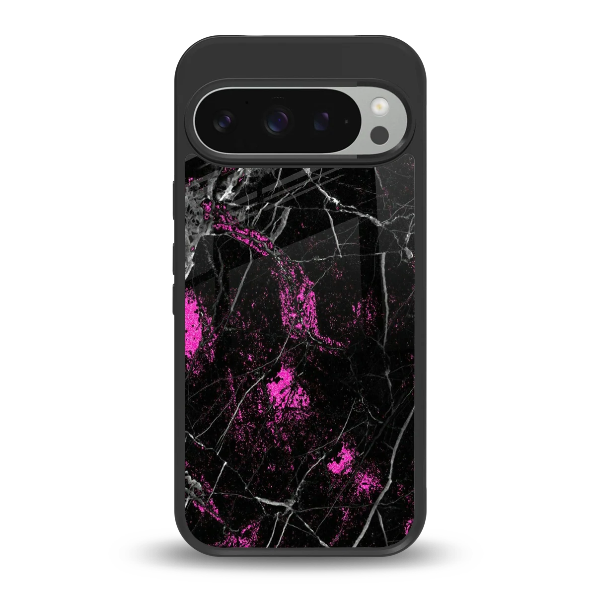 Blushstone back phone cover | glass case for google pixel 9 pro