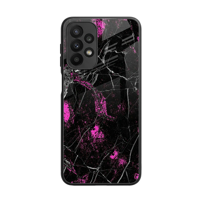 Blushstone back phone cover | glass case for samsung galaxy a23
