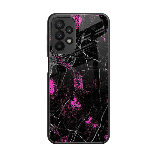 Blushstone back phone cover | glass case for samsung galaxy a23