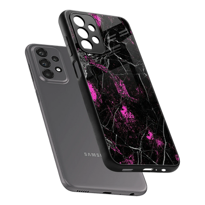 Blushstone sleek samsung galaxy a23 cover with tempered glass back and TPU edges