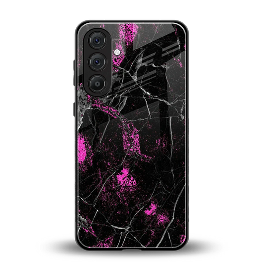 Blushstone back phone cover | glass case for samsung galaxy m36 5g