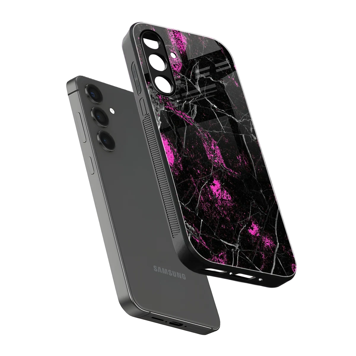 Blushstone sleek samsung galaxy a55 5g cover with tempered glass back and TPU edges