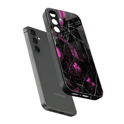 Blushstone sleek samsung galaxy m35 5g cover with tempered glass back and TPU edges