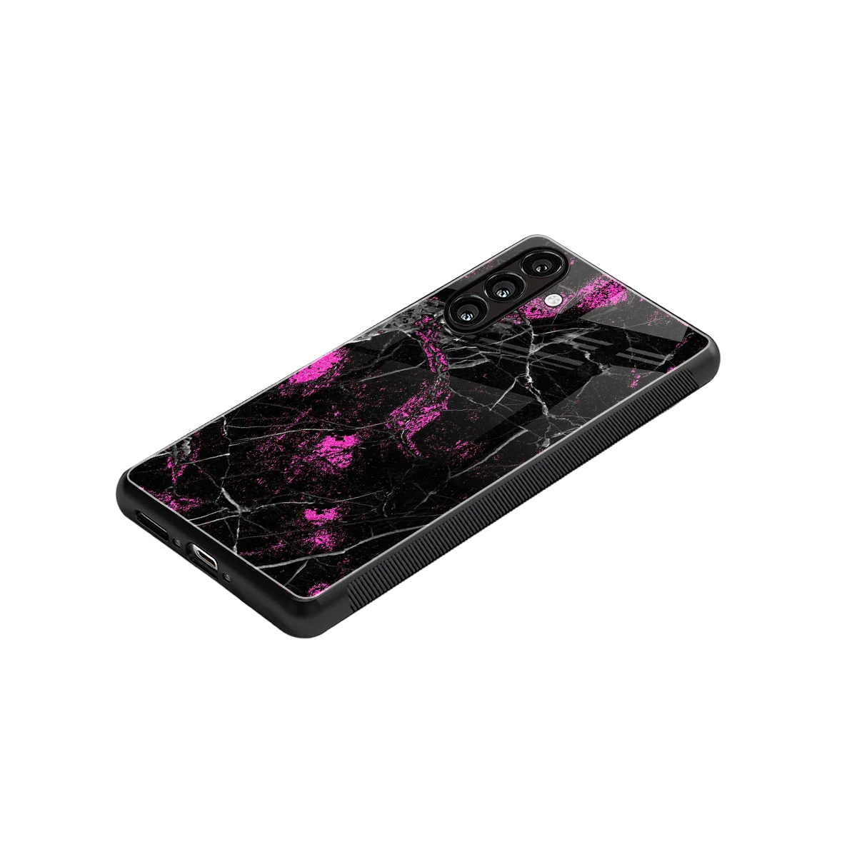 Blushstone stylish phone case for samsung galaxy a55 5g | glossy glass and slim fit