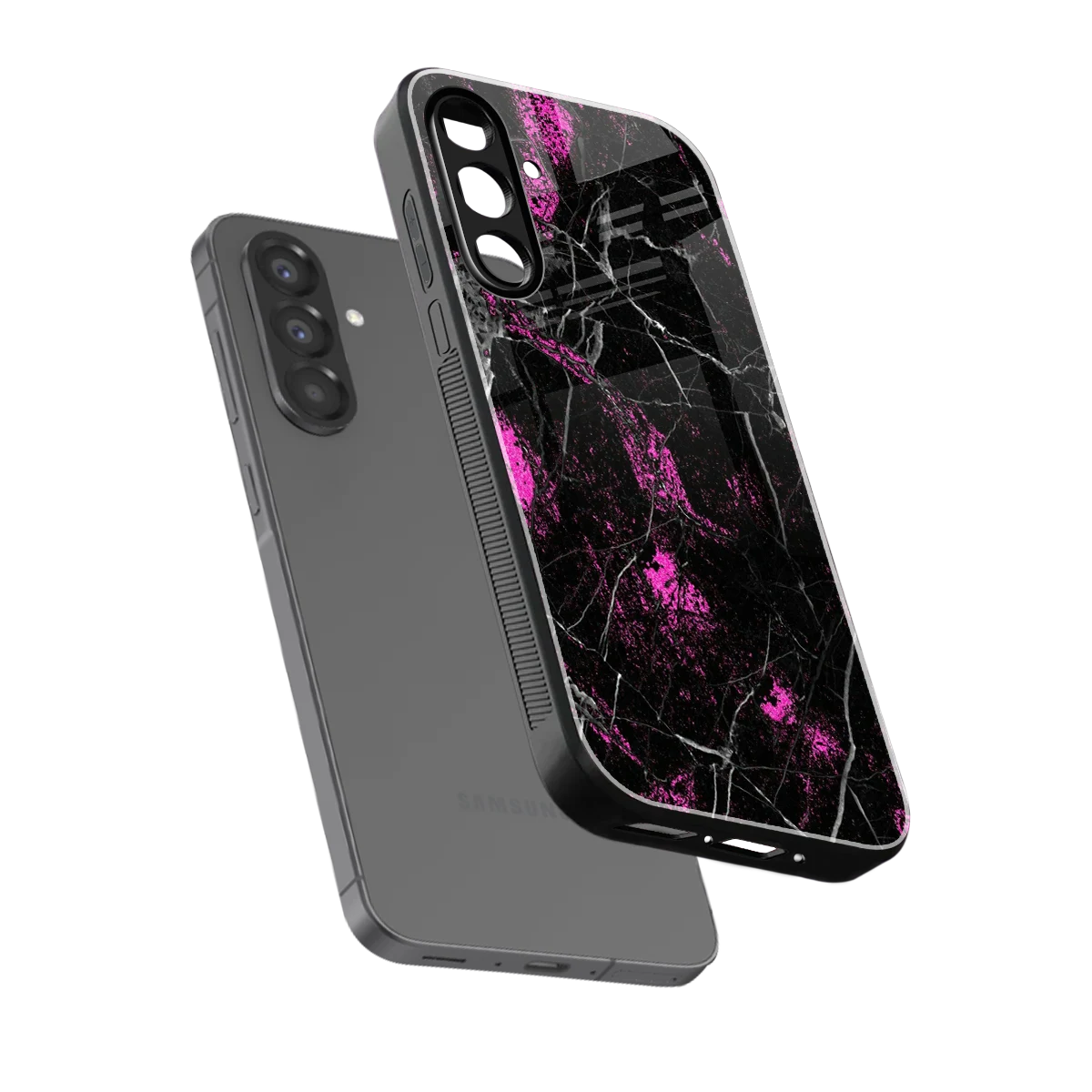 Blushstone sleek samsung galaxy a36 5g cover with tempered glass back and TPU edges