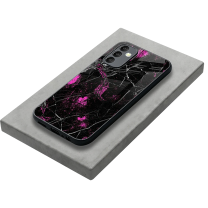 Blushstone stylish phone case for samsung galaxy m14 5g | glossy glass and slim fit