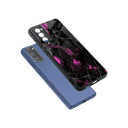 Blushstone sleek samsung galaxy s20 fe cover with tempered glass back and TPU edges