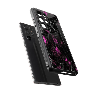 Blushstone sleek samsung galaxy s25 ultra cover with tempered glass back and TPU edges