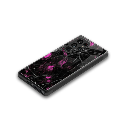 Blushstone stylish phone case for samsung galaxy s25 ultra | glossy glass and slim fit