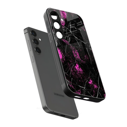 Blushstone sleek samsung galaxy s25 cover with tempered glass back and TPU edges