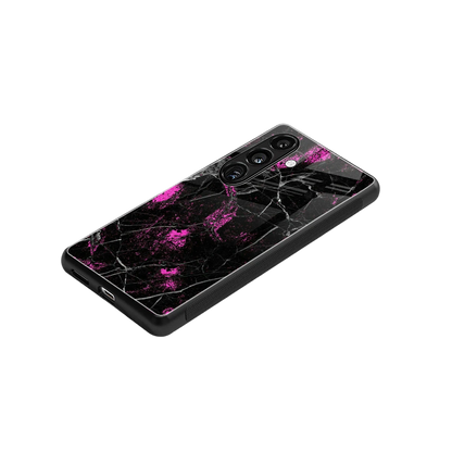 Blushstone stylish phone case for samsung galaxy s24 | glossy glass and slim fit