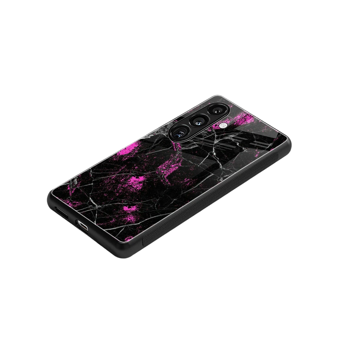 Blushstone stylish phone case for samsung galaxy s25 plus | glossy glass and slim fit
