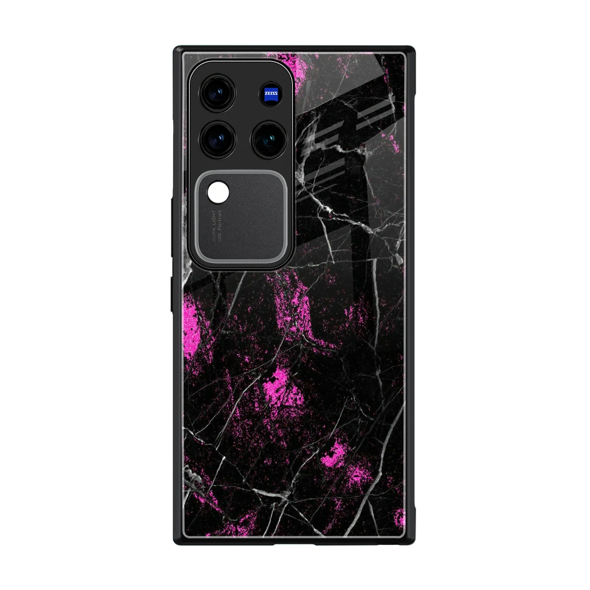 Blushstone back phone cover | glass case forvivo v30 pro