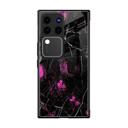 Blushstone back phone cover | glass case forvivo v30 pro