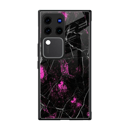 Blushstone back phone cover | glass case forvivo v30 pro