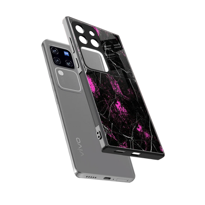 Blushstone sleekvivo v30 pro cover with tempered glass back and TPU edges