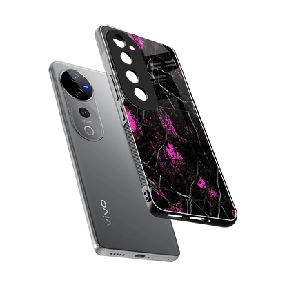 Blushstone sleek vivo v40 pro cover with tempered glass back and TPU edges