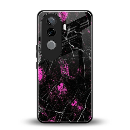 Blushstone back phone cover | glass case for vivo v40e