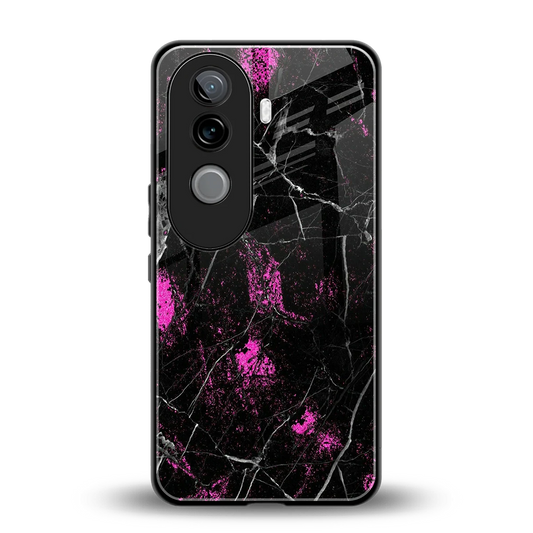 Blushstone back phone cover | glass case for vivo v40e