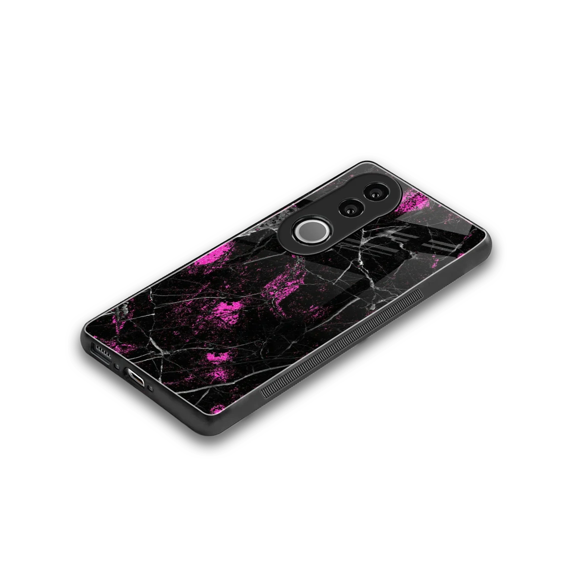 Blushstone stylish phone case for vivo v50 | glossy glass and slim fit