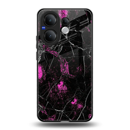 Blushstone back phone cover | glass case for vivo v60