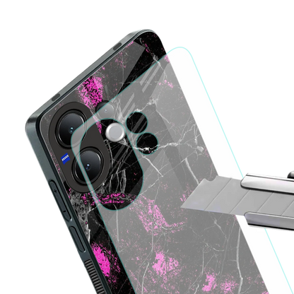 Blushstone stylish phone case for vivo v60 | glossy glass and slim fit