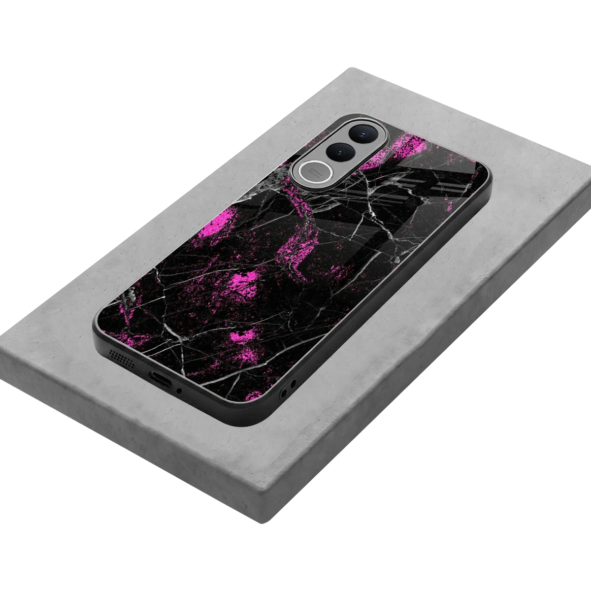 Blushstone stylish phone case for vivo v70 fe | glossy glass and slim fit