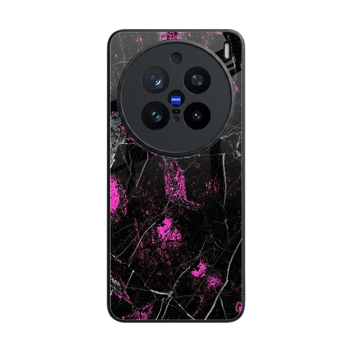 Blushstone back phone cover | glass case for vivo x200 pro