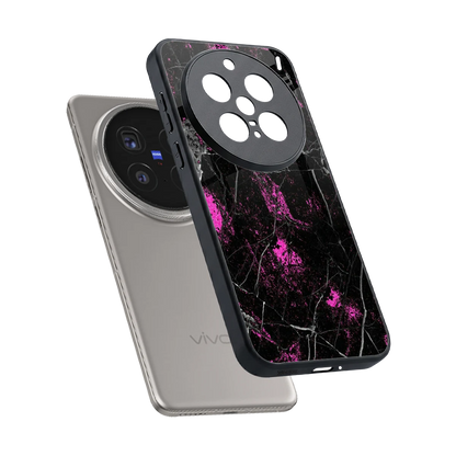 Blushstone sleek vivo x200 pro cover with tempered glass back and TPU edges
