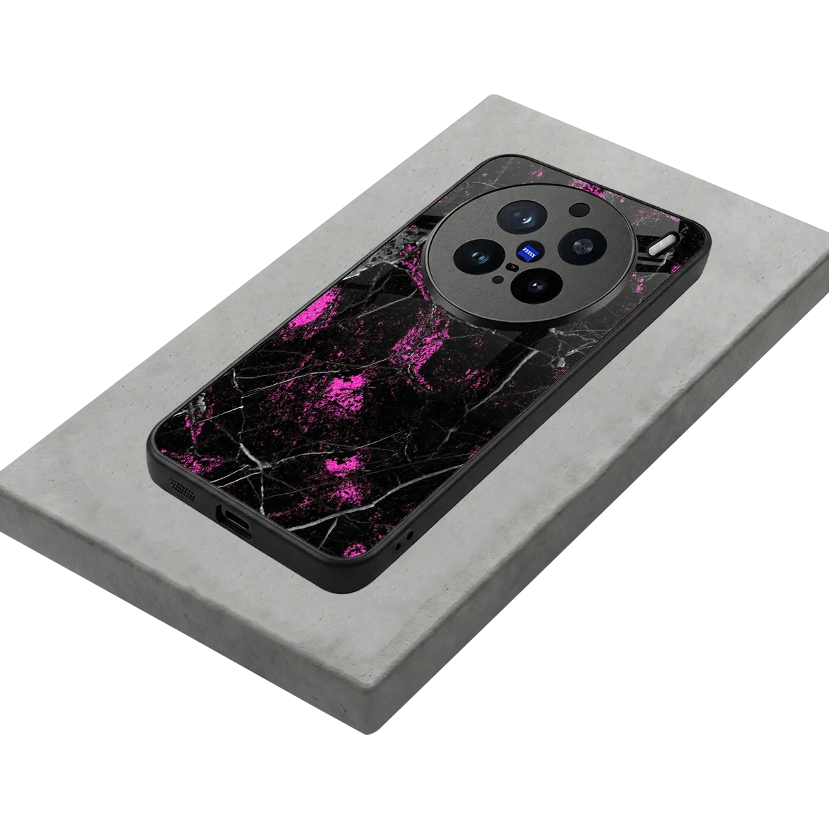 Blushstone stylish phone case for vivo x200 pro | glossy glass and slim fit