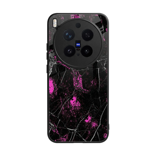 Blushstone back phone cover | glass case for vivo x300 pro