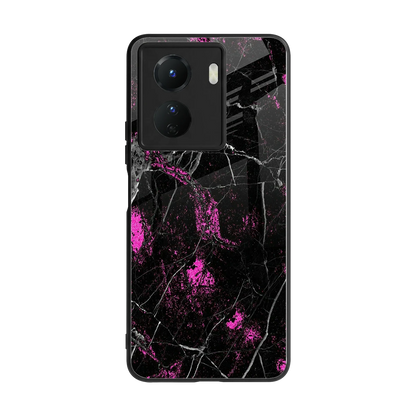 Blushstone back phone cover | glass case for vivo y16